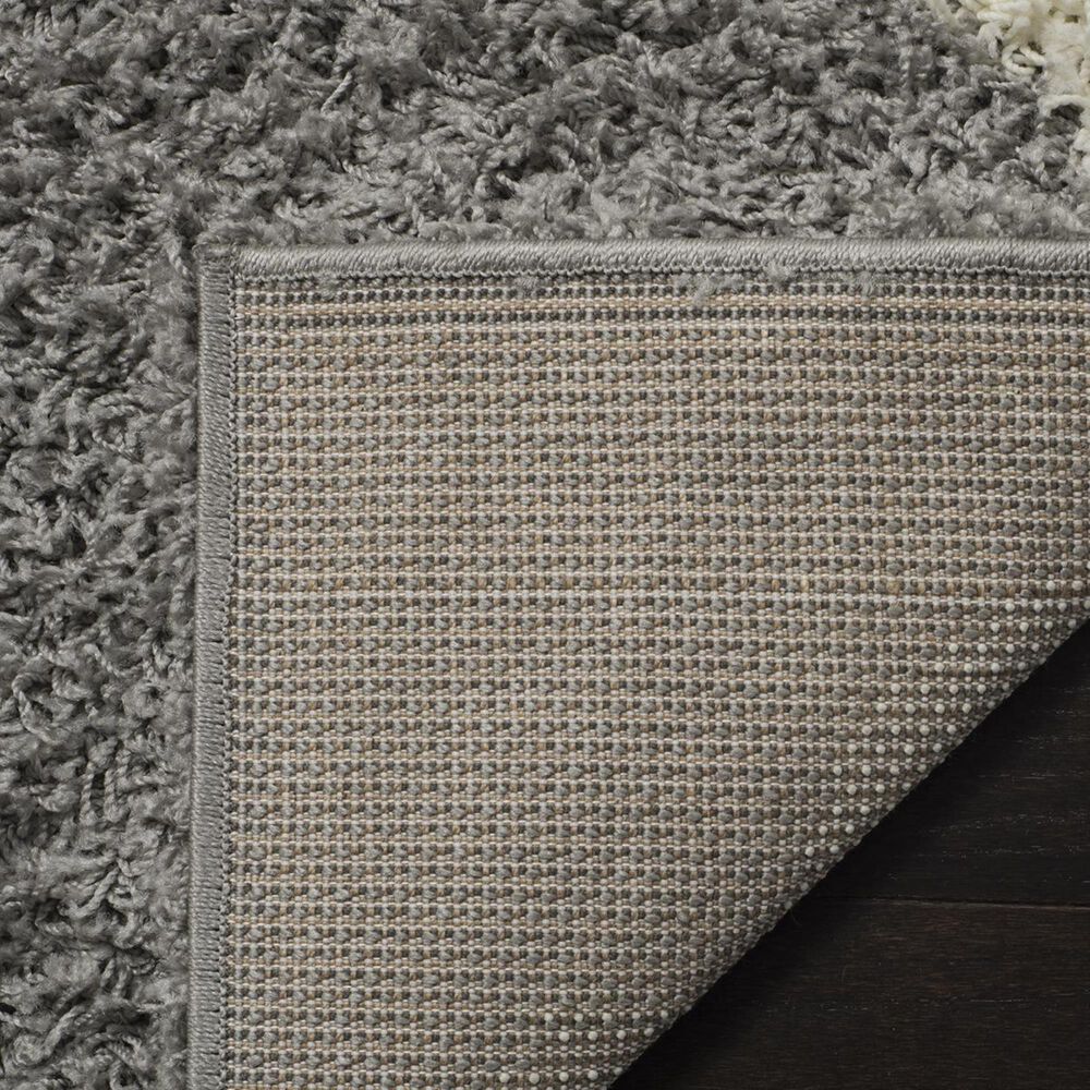 Safavieh Dallas Shag SGD257G-3 3&#39; x 5&#39; Grey/Ivory Area Rug, , large
