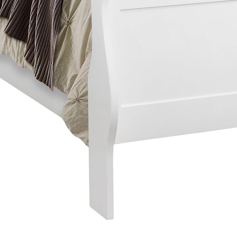 Global Furniture USA Charlie Full Bed in White, , large