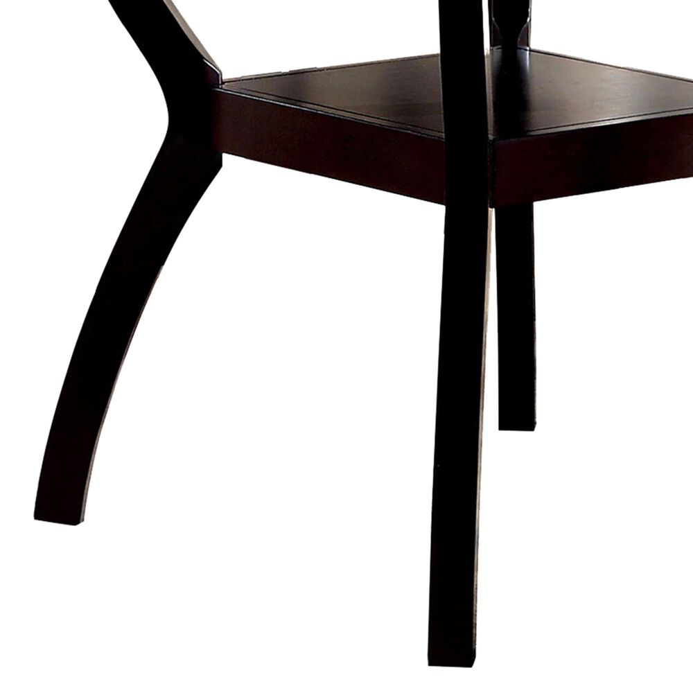 Furniture of America Joyner Counter Height Table in Dark Cherry and Ivory - Table Only, , large
