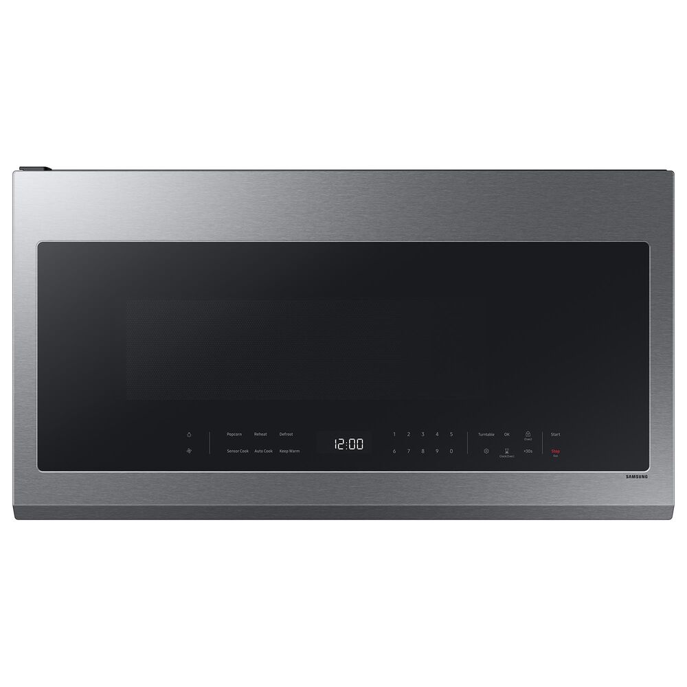 SAMSUNG 2-Piece Kitchen Package with 30&quot; Slide-In Induction Range and 2.1 Cu. Ft. Over-the-Range Microwave in Fingerprint Resistant Stainless Steel, , large