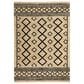 RIZZY Bengal 5" x 7"6" Beige and Black Area Rug, , large