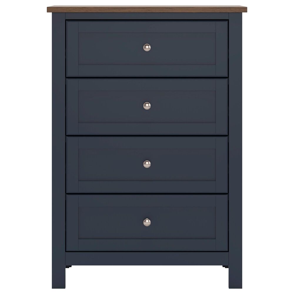 Ashley Landocken 5-Piece Full Bedroom Set in Brown and Blue, , large