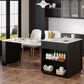 HOMLUX 83" Kitchen Island in Black, , large