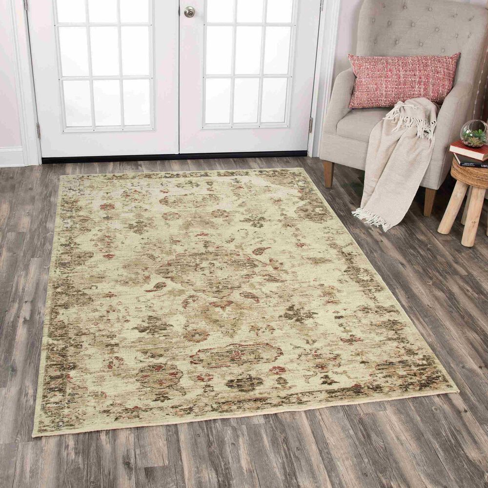 RIZZY Gossamer 5&#39; x 8&#39; Neutral and Beige Area Rug, , large