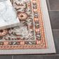 Safavieh Cabana CBN680B 2"2" x 8" Beige and Orange Indoor/Outdoor Area Performance Rug, , large