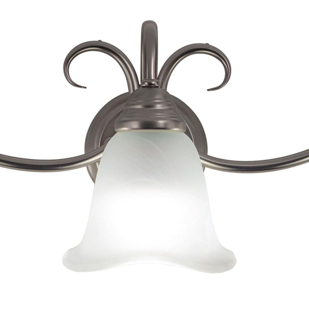 Vaxcel Bella 3-Light Bathroom Vanity Fixture in Brushed Nickel, , large