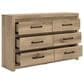 Ashley Brozmont Queen Panel Bed with Dresser Chest and 2 Nightstands, , large
