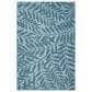 Dalyn Rug Company Sedona Floral 5" x 7"6" Denim Indoor/Outdoor Area Performance Rug, , large