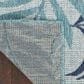 Nourison Garden Oasis Nature Blue 9" x 12" Indoor/Outdoor Area Rug, , large