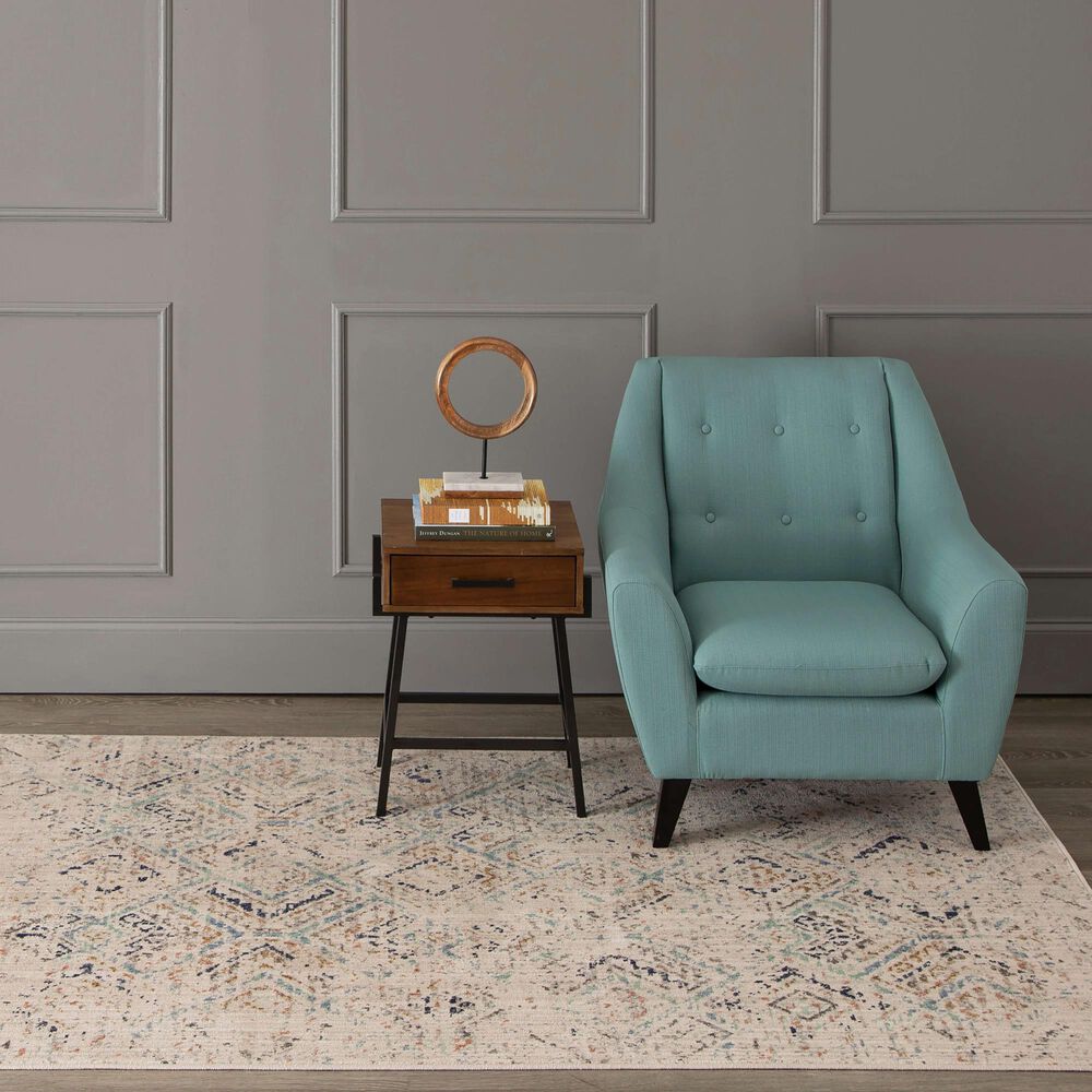 Karastan Axiom Rime 92109-70042 9&#39;6&quot; x 12&#39;1&quot; Dove Area Rug, , large