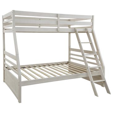 Ashley Robbinsdale Twin over Full Bunk Bed in Antique White, , large