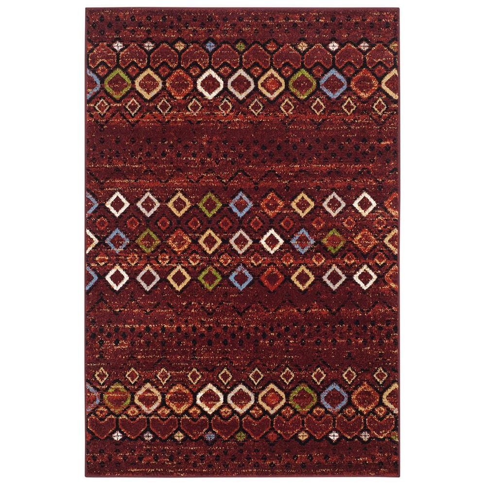 Safavieh Amsterdam AMS108D-5 5&#39;1&quot; x 7&#39;6&quot; Terracotta/Multi Area Rug, , large