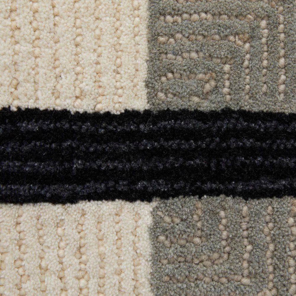 Feizy Rugs Maguire Gray and Black 2&#39; x 3&#39; Area Rug, , large