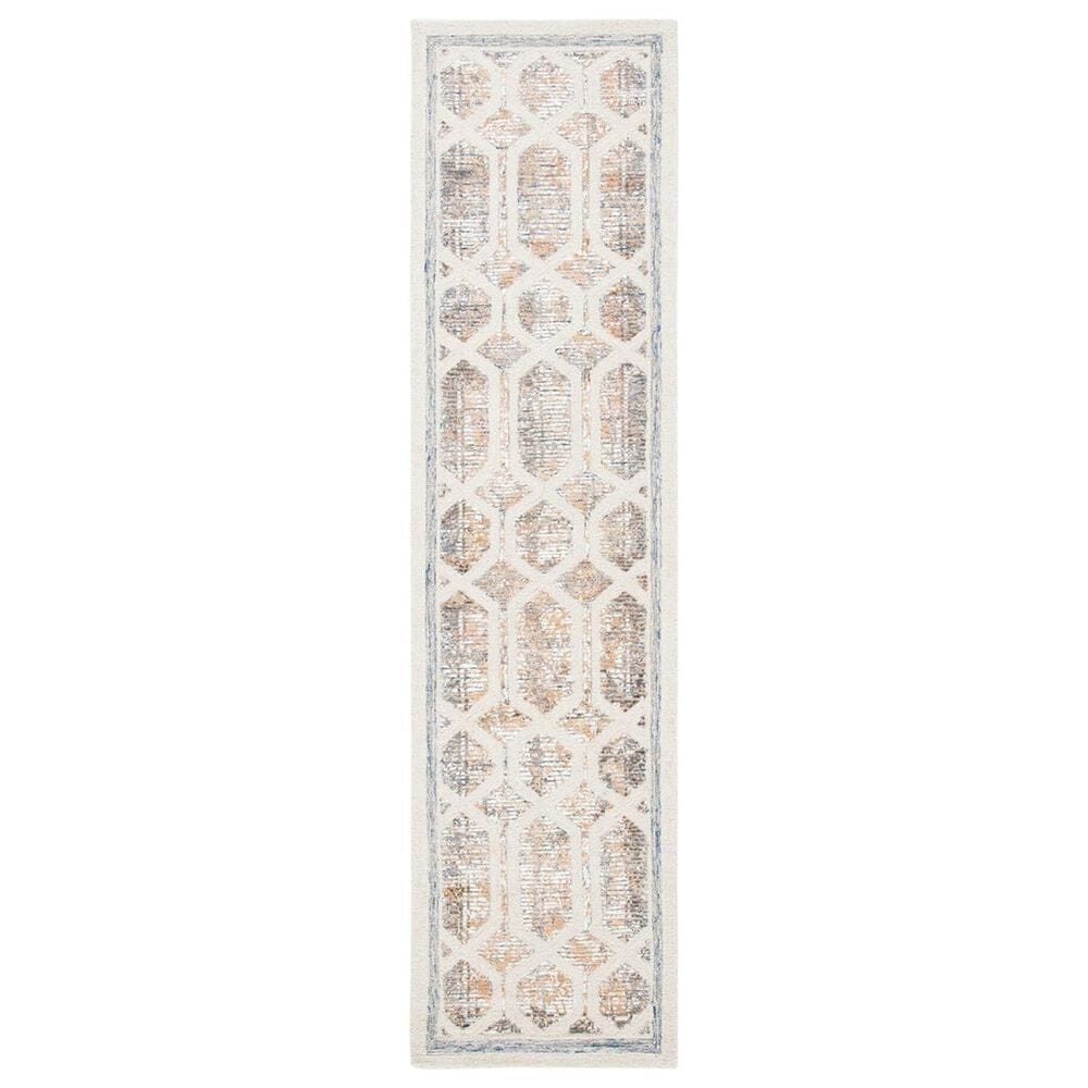 Safavieh Artistry ARR665D 2"3" x 9" Ivory and Gold Runner, , large