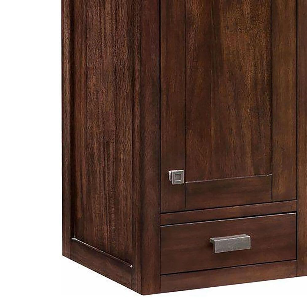 James Martin Vanities Addison 15&quot; Grand Tower Hutch - Right in Mid Century Acacia, , large