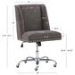 Linden Boulevard Draper Office Chair in Charcoal, , large