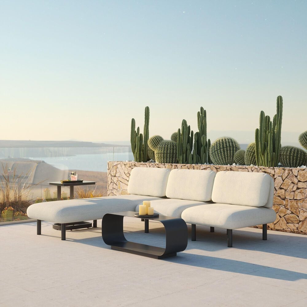 Zuo Modern Aperto Patio Accent Chair in Beige, , large