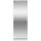 Fisher & Paykel 30" Integrated Column Freezer with Left Hinge in Stainless Steel, , large