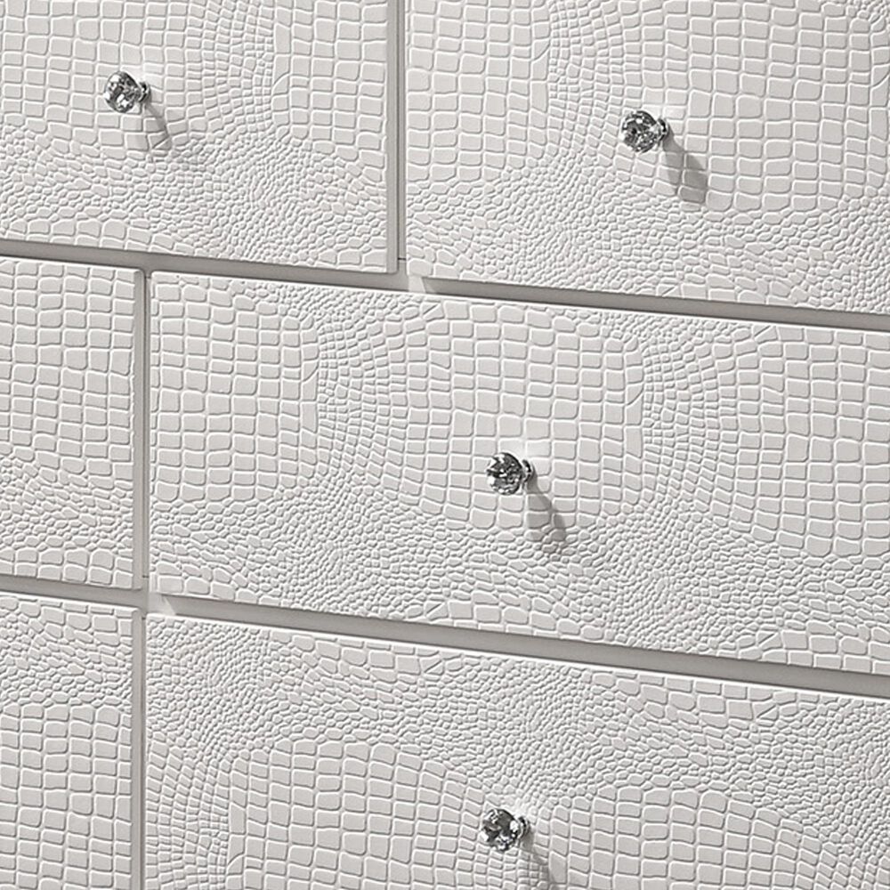 Crown Mark Lyssa 7-Drawer Dresser in Frost, , large