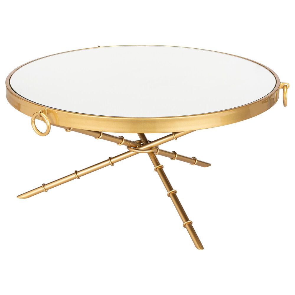 Surya Inc Galatine Coffee Table in Gold and Silver, , large