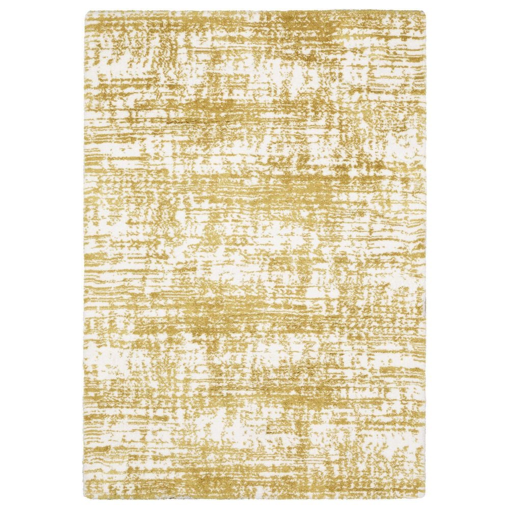Oriental Weavers Galileo GAL10 Gold and Ivory 7&#39;10&quot; x 10&#39;10&quot; Area Rug, , large