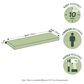 HOMLUX 35" Wall Mounted Floating Shelf with Invisible Brackets in Americano (Set of 2), , large