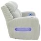 Ashley Forest Lake Power Reclining Sofa with Adjustable Headrest in Alloy Velvet, , large