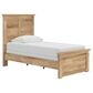 Ashley Makidern 4-Piece Twin Panel Bedroom Set in Natural Brown, , large
