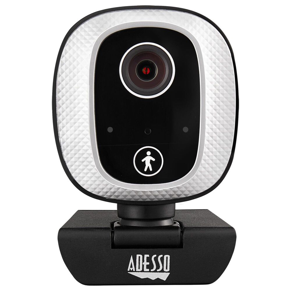 den første billedtekst Decrement Adesso 1080P HD Fixed Focus USB Webcam with 305 Motion Tracking, Built-in  Microphone, and Tripod Mount | NFM