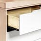 Babyletto Hudson 3 Drawer Changer Dresser in Washed Natural and White, , large
