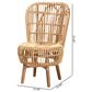 Baxton Studio Nagoya Tall Lounge Chair in Natural Brown, , large