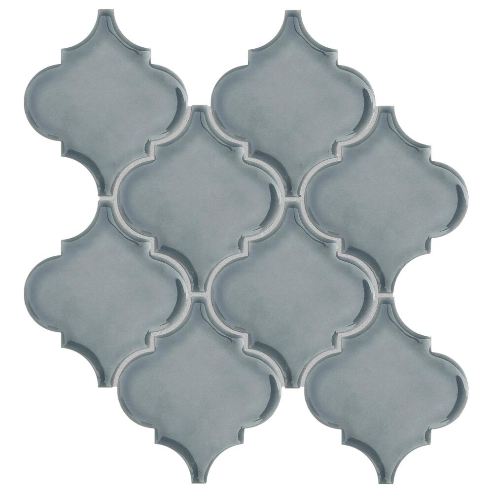 Emser Morocco Dove 10" x 11" Ceramic Mosaic Sheet, , large