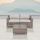 Hearth and Haven 2-piece Outdoor Wicker Conversation Set with Loveseat in Gray, , large