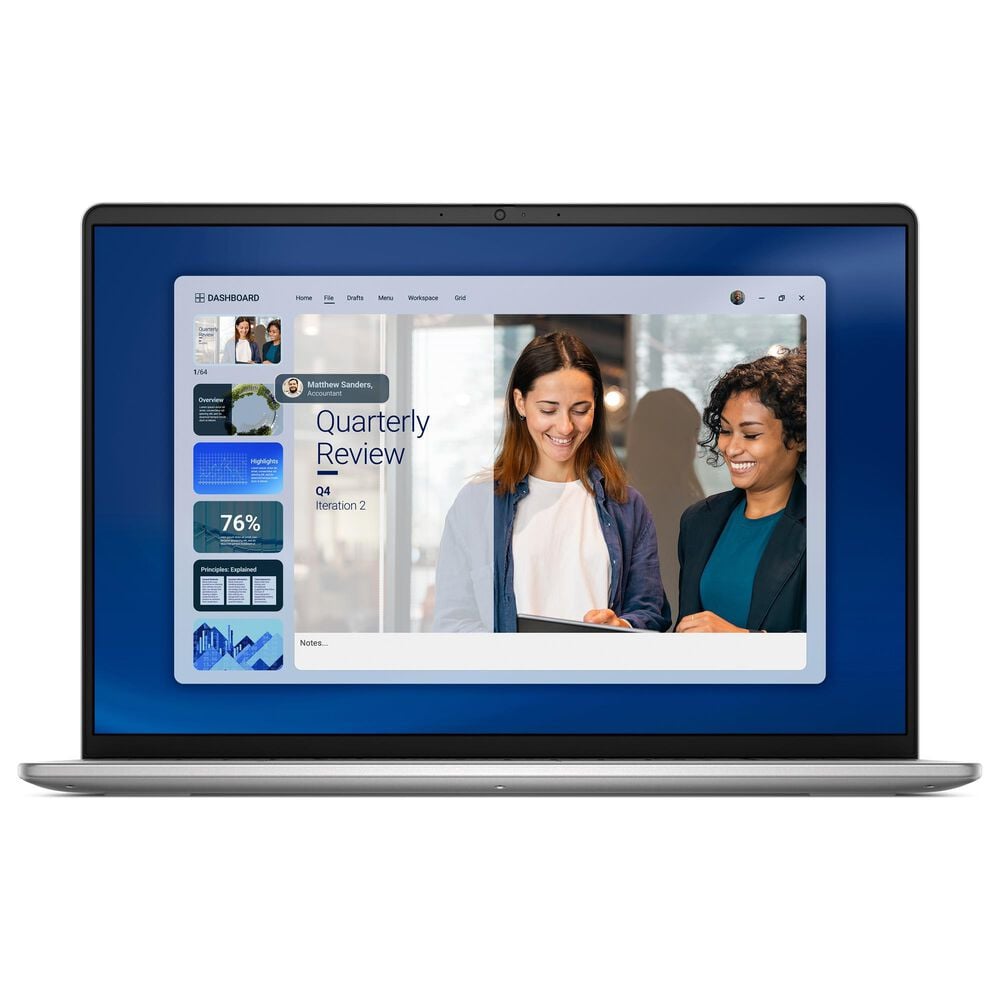 Dell Technologies 16" 2K Laptop | AMD Ryzen 5 220 - 16GB RAM - AMD Radeon Graphics - 512GB SSD in Platinum Silver, , large