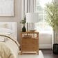 Butler Specialty Company Nora 2 Drawer Nightstand with Open Shelf in Light Natural Brown, , large