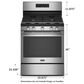 Maytag 5 Cu. Ft. Gas Range with Fan Convection in Fingerprint Resistant Stainless Steel, , large