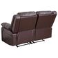 Flash Furniture Harmony Series Loveseat in Brown, , large