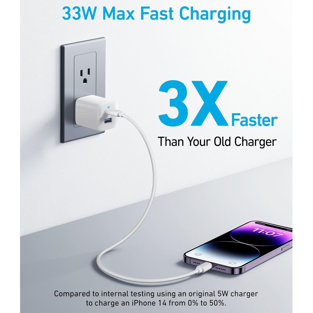 Anker 323 Wall Charger 33W in White, , large