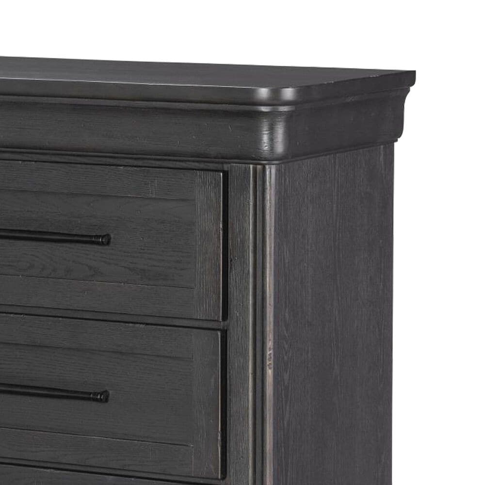 Legacy Classic Vintage Market 6-Drawer Dresser in Kettle Black with AC Outlets and USB Ports, , large