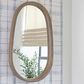 Ashley Aarilynn Accent Wall Mirror in Antique Brown, , large