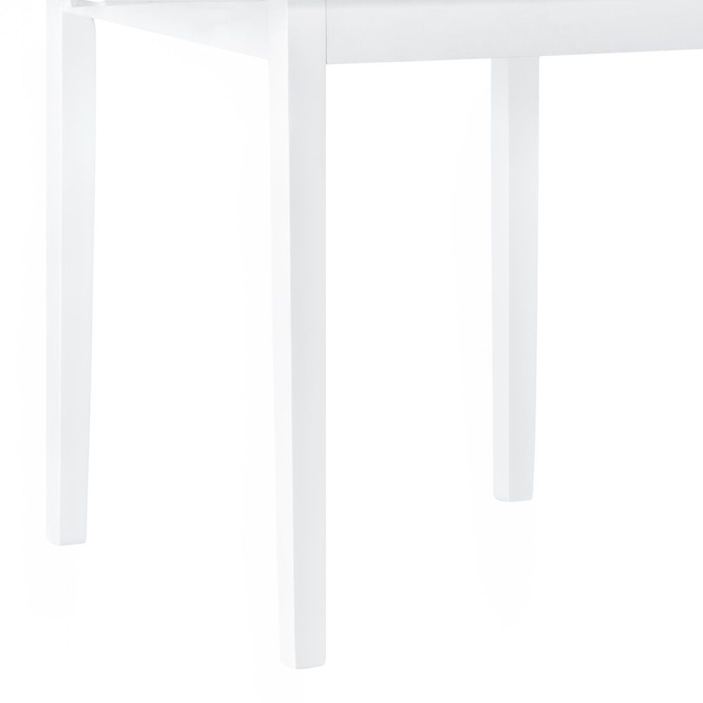 Linon Home Decor Torino Drop Leaf Dining Table in White - Table Only, , large