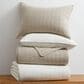 Levtex Mills Waffle 3-Piece Full/Queen Quilt Set in Wheat, , large