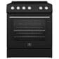Forno Leonardo 30" Slide-in Electric Range in Black, , large