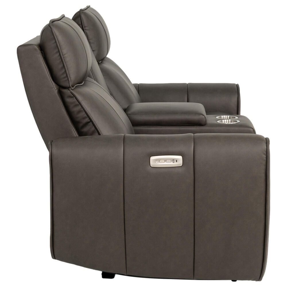 Aurora Furnishings Power Headrest Reclining Loveseat in Dallas Espresso, , large