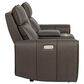 Aurora Furnishings Power Headrest Reclining Loveseat in Dallas Espresso, , large