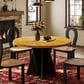 HOMLUX 47.2" Round Dining Table in Yellow - Table Only, , large