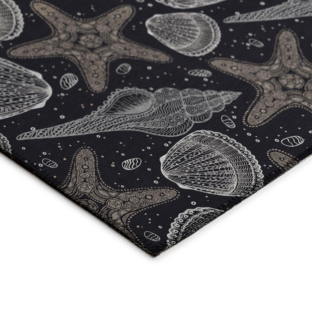 Dalyn Rug Company Seabreeze SZ4 9&#39; x 12&#39; Black Area Rug, , large