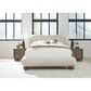 Urban Home Anansi Afra Eastern King Upholstered Headboard in Chinchilla, , large