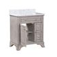 Aurafina Wainwright 30" Vanity with Top and Sink in Old Harbor Gray, , large
