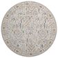 37B Hatay HY5 8" Round Ivory Area Rug, , large